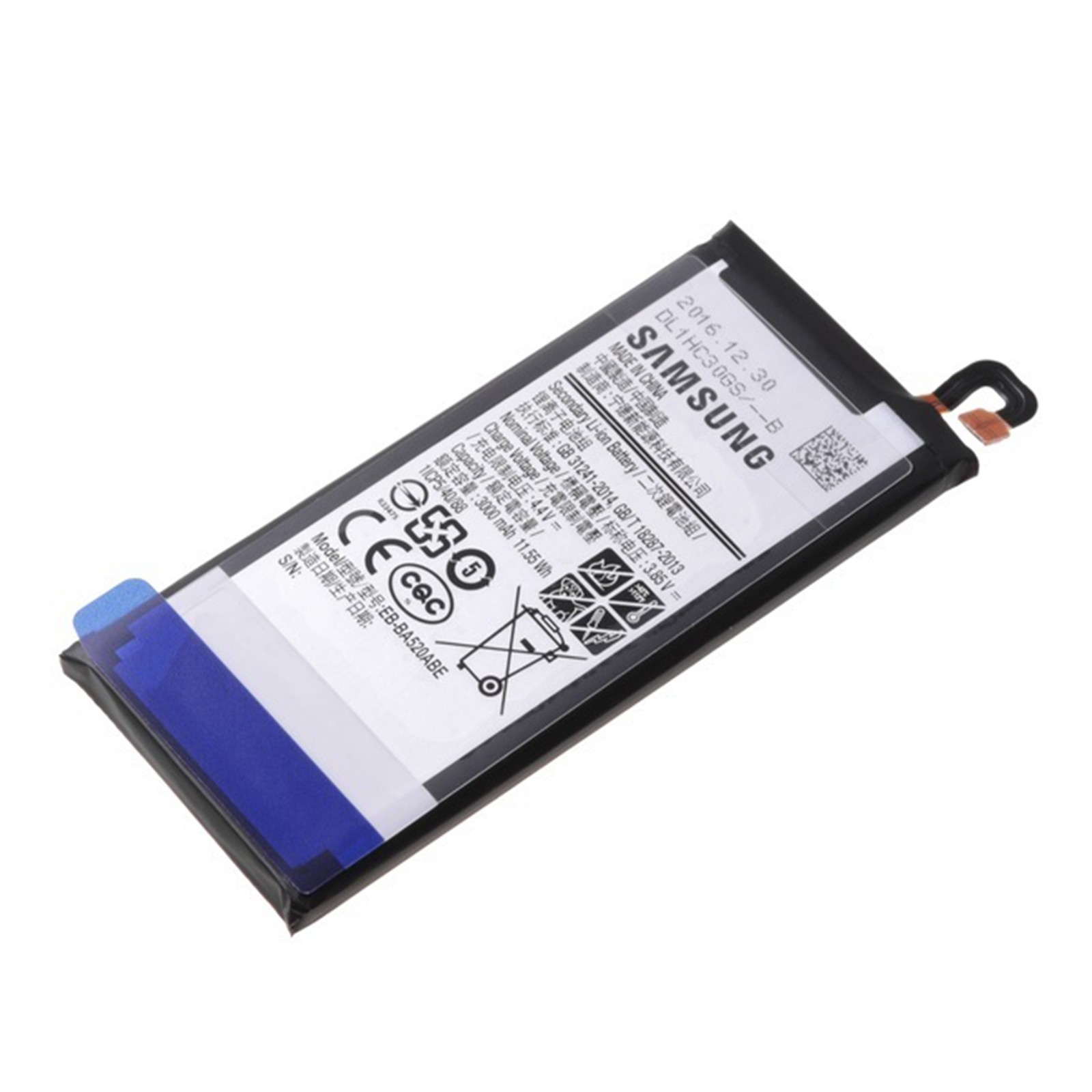 Batteria Pila Originale Samsung EB-BA520ABE 3000mAh per